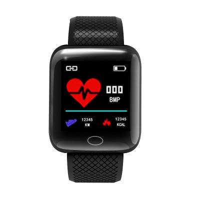 China Hot Selling Touch Screen Smart Wristband 116 Plus Heart Rate Blood Pressure Monitor Smart Watch Band Pedometer BT Watch for sale