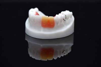 China Acrylic Flipper Removable Overdenture Customized Removable Acrylic Denture for sale