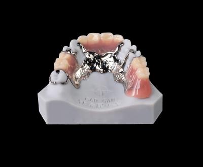 China Cobalt Chromium Metal Framework Dental Co-Cr Detachable Dentures for sale