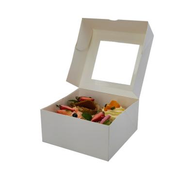 China Durable Material Recycled Materials Cake Boxes Macarons Cupcake Packaging Kraft Paper Boxes for sale