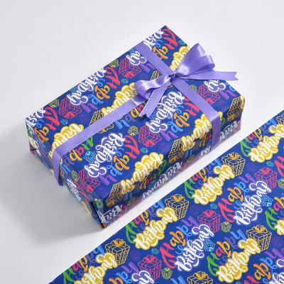 China New Craft Wrapping Paper Artware Antirust Package Envelope Christmas Gift Wrapping Paper Flower Wrapping Paper for sale