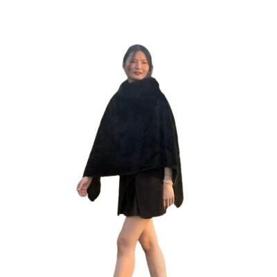 China 2023 new Anti-wrinkle shawl coat fox fur dress cheongsam imitation shawl. for sale