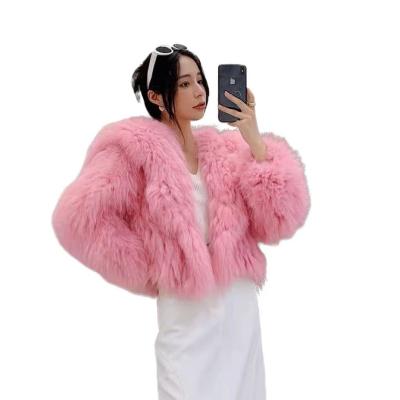 China 2023 new Anti-wrinkle short fur coat for sale