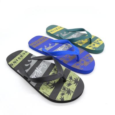 China Fashion Trend Men Beach Flip Flop Summer Flat Slippers Customized Casual PE Slippers Flip Flops Slippers for sale