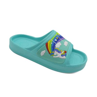 China New Children's Beach Slider Shoes Cartoon Unicorn EVA Waterproof Clogs Girl's Slippers Kids Sandals for sale