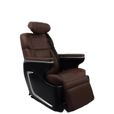 China Luxury Sofa Bed Seating Adjustable Car Accessories With Touch Screen Interior Car Seat For V300 Motorhome for sale