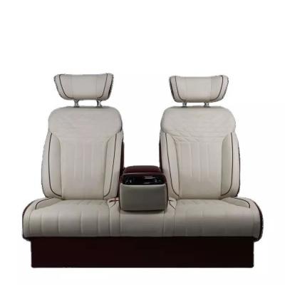 China Factory Luxury Mpv Sofa Bed Seating Haobang Rear Car Seat With Touch Screen Wireless Charging And USB Charging for sale