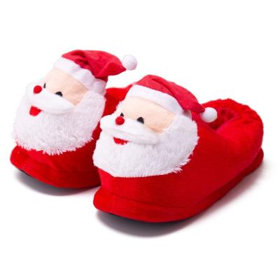 China New Anti-Smell Santa Claus Slippers Indoor Cotton Shoes Plush Toys Christmas Special Gift For People for sale