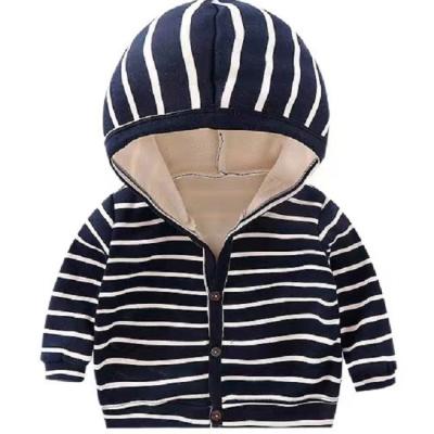 China Low Polyester Price Guaranteed Quality Baby Stripper Kids Blue Unisex Clothing Padded Jacket for sale