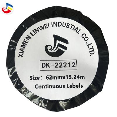 China DK Direct Printing Labels DK-22212 Continuous Thermal Paper Roll DK22212 Best Prices For Brother Printer for sale