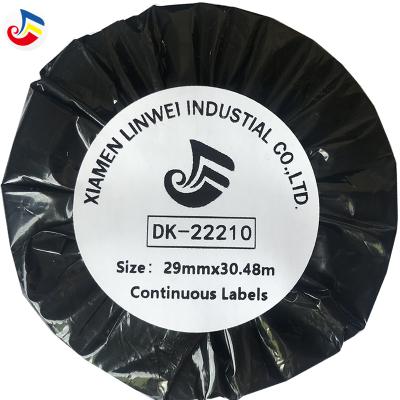 China Direct Printing Brother Compatible DK-2210 Labels Brother Compatible DK-22210 Labels for sale