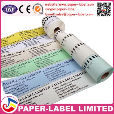 China Direct Print Any Continuous Color Paper Label Roll Compatible With Brother DK-22205 W/ FreeShip for sale