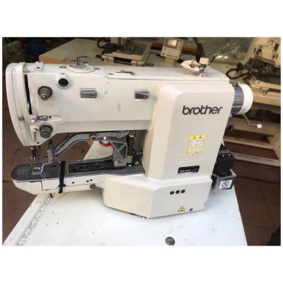 China Garment Shops Wholesale Second Hand Brother 438F Button Tying Sewing Machine Used Industrial Sewing Machine for sale