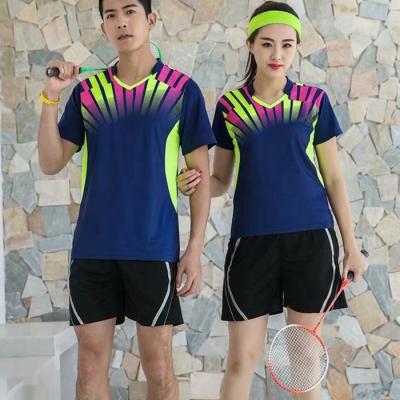 China Cheap Set 0349 Badminton The Latest Badminton Tank Top Youth Men T Shirt Design for sale