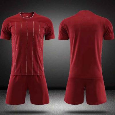 China Simple World Cup Brazil Team Soccer Jersey Thailand Soccer Shirts Burgundy Soccer Uniform Sets for sale