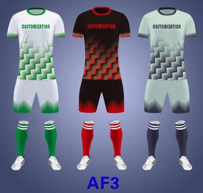 China Sets New Design Sublimation Soccer Jersey Football Kit Custom Logo Soccer Jersey Set for sale