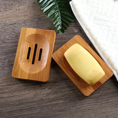 China Different Shapes Of Eco - Friendly Natural Bamboo Soap Dish Durable Soap Saver Factory Price for sale