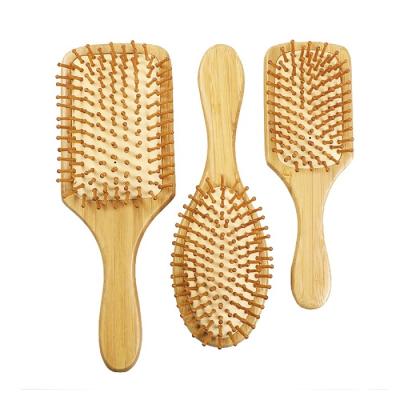 China Comfortable Eco-friendly Natural Hair Care Massage Bamboo Comb for sale