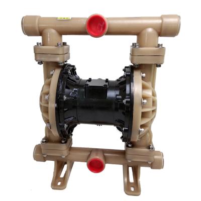 China Automotive industry QBY-K32/40 small PVDF desalination chemical resistance pneumatic acid diaphragm pump for sale