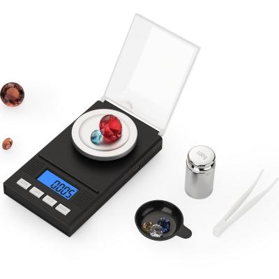 China Tare/Weight/PCS/Unit Mini Digital Weighing Balance Pocket Gram Jewelry Measure Diamond Balance Digital Pocket Scale for sale