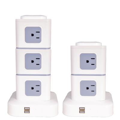 China American Standard JuBo USB Intelligent Multifunction Surge Protection Power Socket With 1.8M Electric Wire for sale