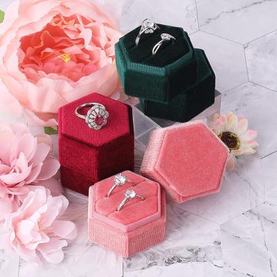 China Royalblue Pink Green Gray Red Blue Tiny Small Girls Gift Jewelry Recyclable Cute Small Ring Necklace Pendant Box Packaging for sale