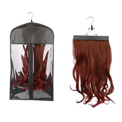 China Recycled Packaging Materials Wig Storage Bags Hanger Hair Extension Bag for sale