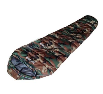 China Drawstring Camouflage Cheap 0 Degree Sleeping Bag for sale