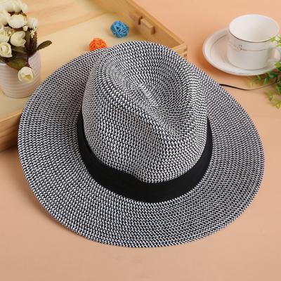 China Wholesale Custom Plain Picture And Pattern Straw Hat Type Paper Panama Hat for sale