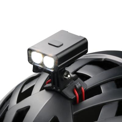 China 6063-T6 Aluminum Alloy 2 In 1 Front Headlight Cycling Taillight 8 Modes 180Lm IP65 Waterproof Usb Rechargeable Bike Helmet Led Light for sale