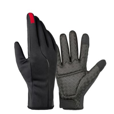 China Shockproof Recycling Wear-resistant Autumn Winter Mittens Gloves Men's Cycling Touch Screen Cycling Gloves Windproof MTB Gloves Full for sale