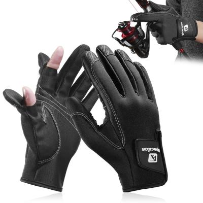 China Non-slip Outdoor Cycling Sports Climbing Warm Gloves Autumn Winter Anti Slip Fishing Gloves for sale