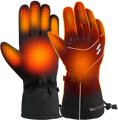 China Touch Screen Motorcycle Bicycle Scooter Thermal Rate Portable Battery Heated Gloves For Skiing Camping Hiking Outdoor Running for sale