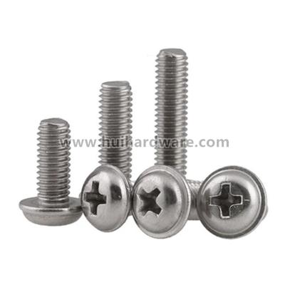 China Stainless Steel 316 Cross Pan Main Machine Screws With Gaskets for sale