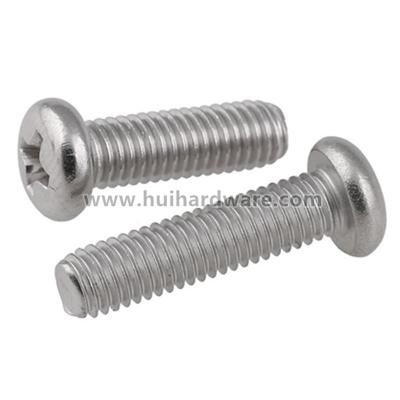 China Pan Head Screw With Collar recessed crossed nickel plated DIN 967 for sale