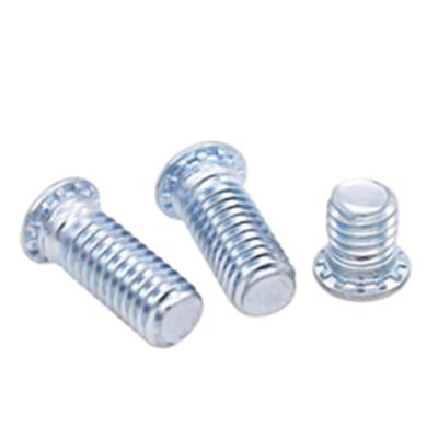 China FH FHS Flat Flat Head Self-Hanging Studs Pressure Rivet Galvanized Steel Screw Press-Fit Studs for sale