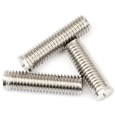 China M4*12mm M5*10mm Flat Aluminum 6060 Spot Welding Stud Grub Bolt for sale