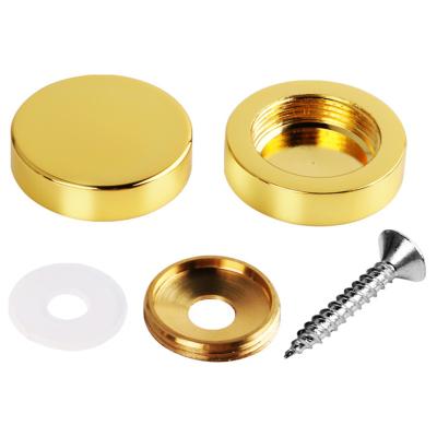 China Factory Wholesale Flat Advertising Screw For Mirror Glass Home Decorative Screw With Cover for sale