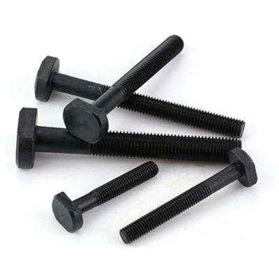 China Main Connection Carbon Steel Custom Square Hammer Head T-bolt Hardware Bolts Hardware Bolts for sale