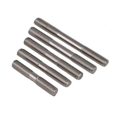 China Connection ANSI ASME B 18.31.2 No Moq Double End Titanium Stainless Steel A2 A4 Stud Bolts for sale