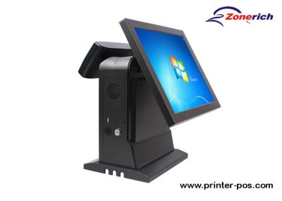 China 15 Inch Dual Touch Screen POS Terminal , Hotel POS Cash Register System for sale