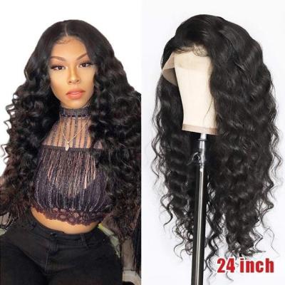 China Free Sample Silky Straight Wave Weaves And Wig, Full Lace Wigs With Baby Hair, HD Full Lace Hair Glueless Water Wave Frontal Wig For Black Women for sale