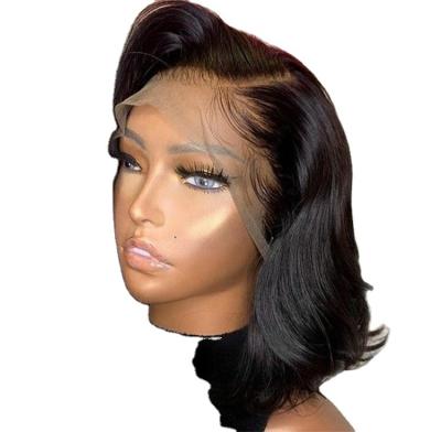 China Hot Glueless HD Lace Front Human Hair Transparent Body Wave Virgin Wigs Silky Straight Full Wave Beauty 180 Density Brazilian Wig for sale