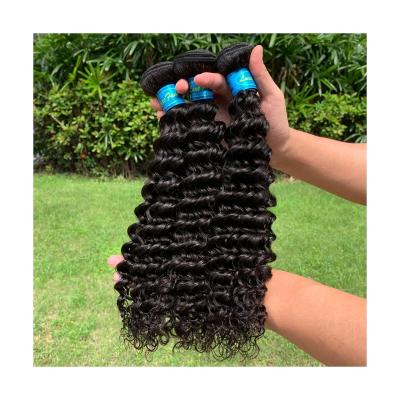 China Indian Remy Natural Cheap Raw Unprocessed Virgin Human Hair Deep Wave Hair Extension for sale