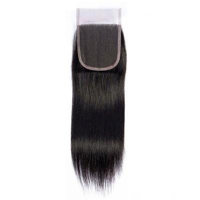 China Silky Straight Wave 4*4 5*5 5*6 6*6 7*7 13*4 13*6 HD Film Thin Lace Bandeau And Closure With Bleach Knots Prepluck Hairline for sale