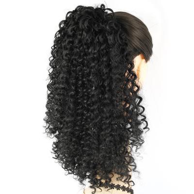 China Drawstring Ponytails Bundles Curly Link Wig Ponytail Hair Extension for sale