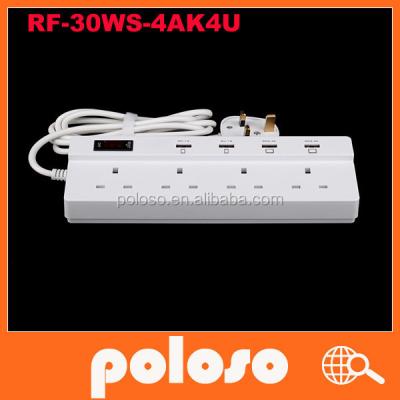 China Electrical Cell Phone Switch Socket UK Standard With CE And RoHS for sale