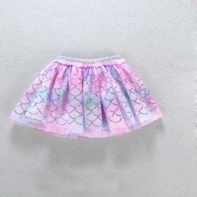 China Soft Flofallzique 2020 Summer Colorful Sequins Pattern Girls Short Border Comfortable Home Kids Clothes for sale