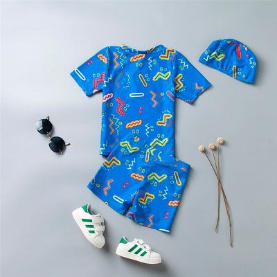 China German Children's Surfing Suit Quick-drying Sunscreen Breathable Split Baby Boys Swimwear for sale