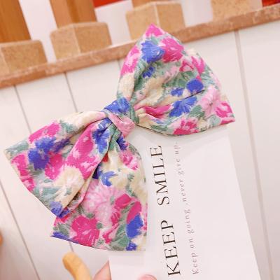 China 2021 New Fashion Girl Hairpin Solid Color Bowknot Hair Accessories Girls Hair Pins Hairpin Trendy for sale